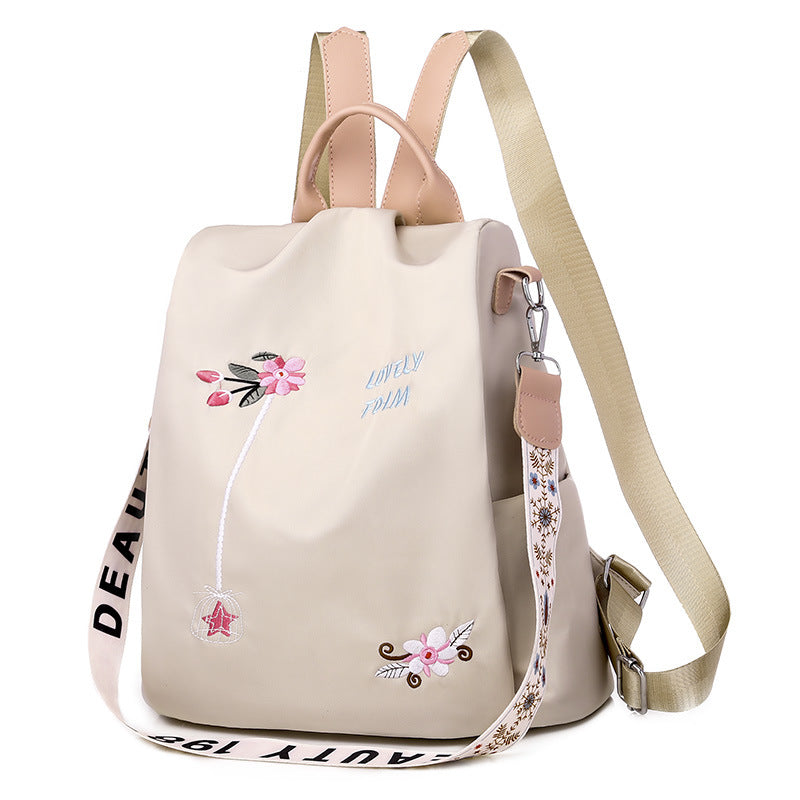 Rucsac cu broderie din Oxford pentru femeie