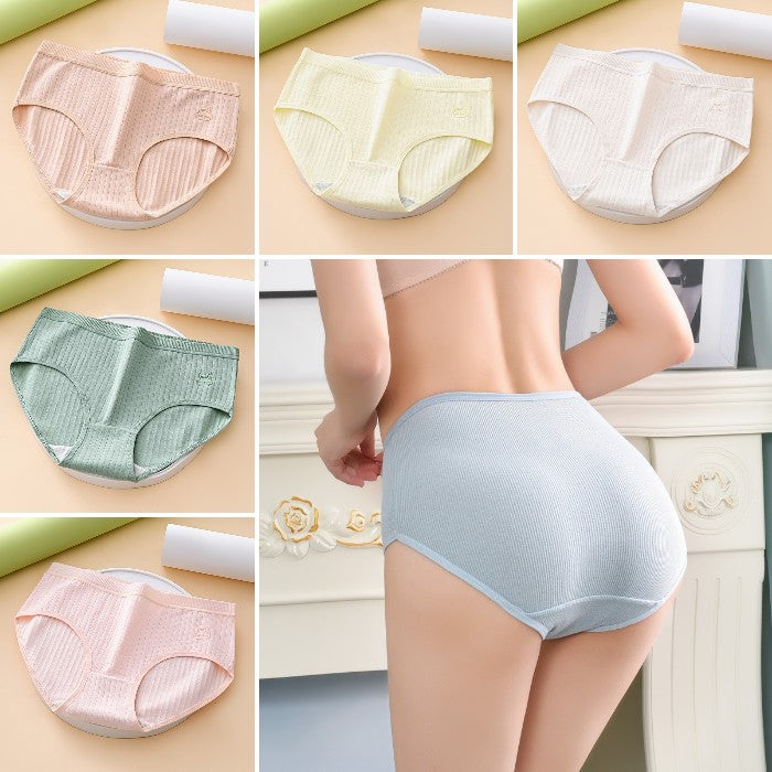 🏆Cumpărați 7, primiți 7 gratuit【50-120Kg】 Ultima zi 50% reducere-- 🩲Lenjerie de corp simplu și avansată antibacteriană cu talie înaltă pentru femei