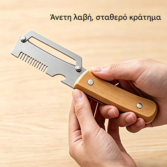 🔪🔪【Cumpără 1, Primești 1 GRATIS】 🔪🔪 Curățător de bucătărie multifuncțional 3în1: curăță, feliază și deschide dopurile sticlelor!🔪