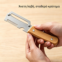 🔪🔪【Cumpără 1, Primești 1 GRATIS】 🔪🔪 Curățător de bucătărie multifuncțional 3în1: curăță, feliază și deschide dopurile sticlelor!🔪