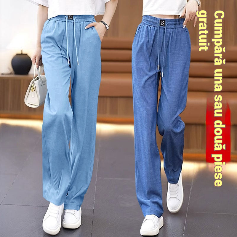 🔥【Reducere de 50%】👖【S-3XL】2026 noi pantaloni casual cu drapaj moale de înaltă calitate