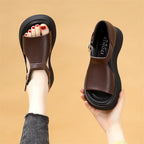 📣【35-40】Sandale romane casual pentru femei, la modă și versatile, cu gură de pește și talpă goală