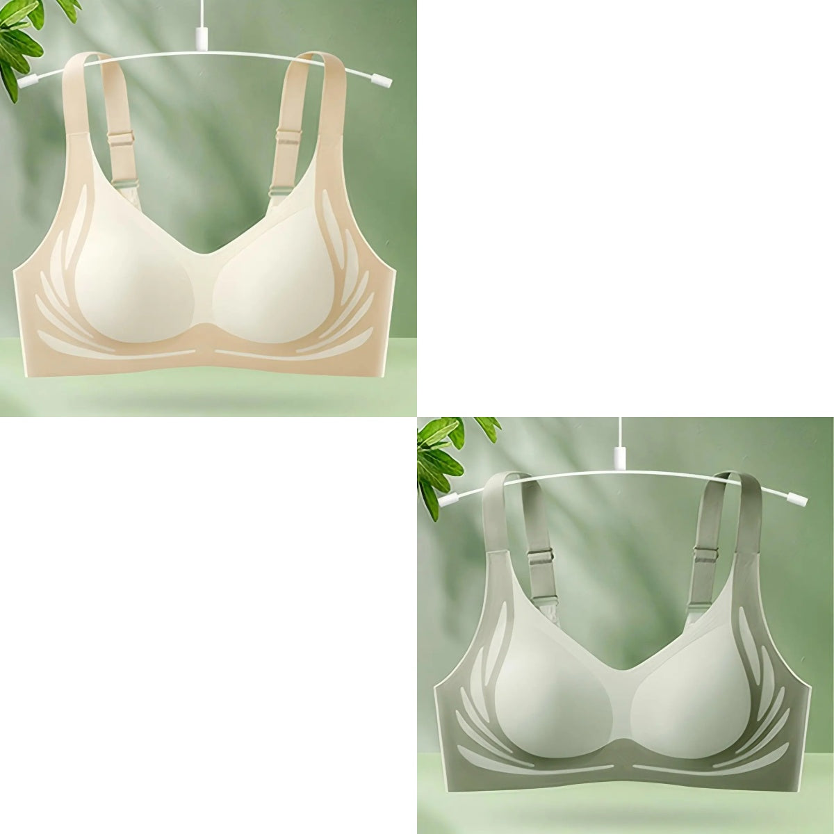 🥰 49% reducere【Pachet de 2】Sutien fără fir dintr-o singură bucată pentru femei❤️【40-85 kg】