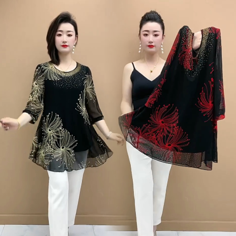 【Cumpărați 1, primiți 1 gratuit】【S-4XL】Top tricou din dantelă de vară 2026