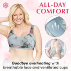 👙【Set de 3】❄️Sutien premium cu efect de susținere – din material tip mătase cu gheață, răcoros și confortabil