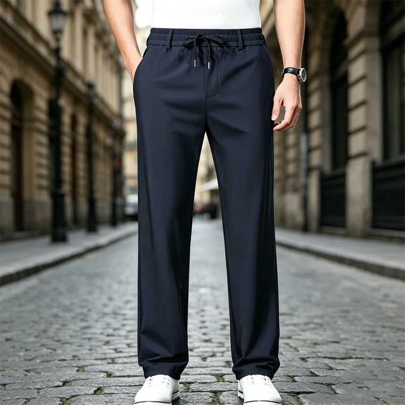 👖【50%OFF】Pantaloni Casual cu Croială Dreaptă – Material Elastic, Fin și Respirabil pentru Confort Maxim