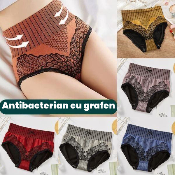 🔥 【Set 7 buc】Chiloți pentru femei, talie înaltă – confort și modelare