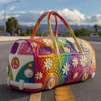 🚐✨Geantă de voiaj tip hippie van 【41*21*21cm】