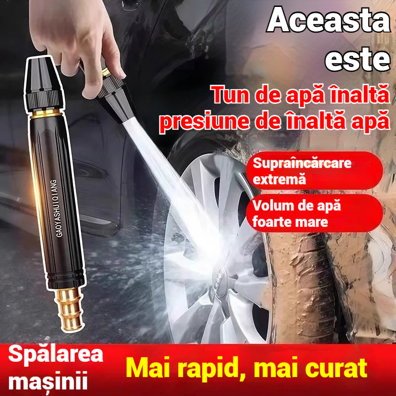🔥【50%OFF】🔥💦Duză pentru pistol cu apă de înaltă presiune, spălare, udare flori, udare legume, duză furtun de rapel