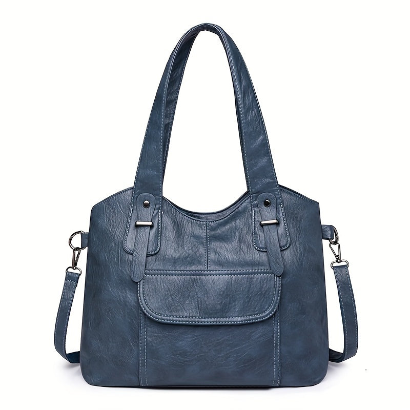 🔥✨【Calitate superioară】👜Geantă de umăr nouă pentru femei, confecționată din piele naturală de vacă, capacitate mare, piele anti-zgârieturi