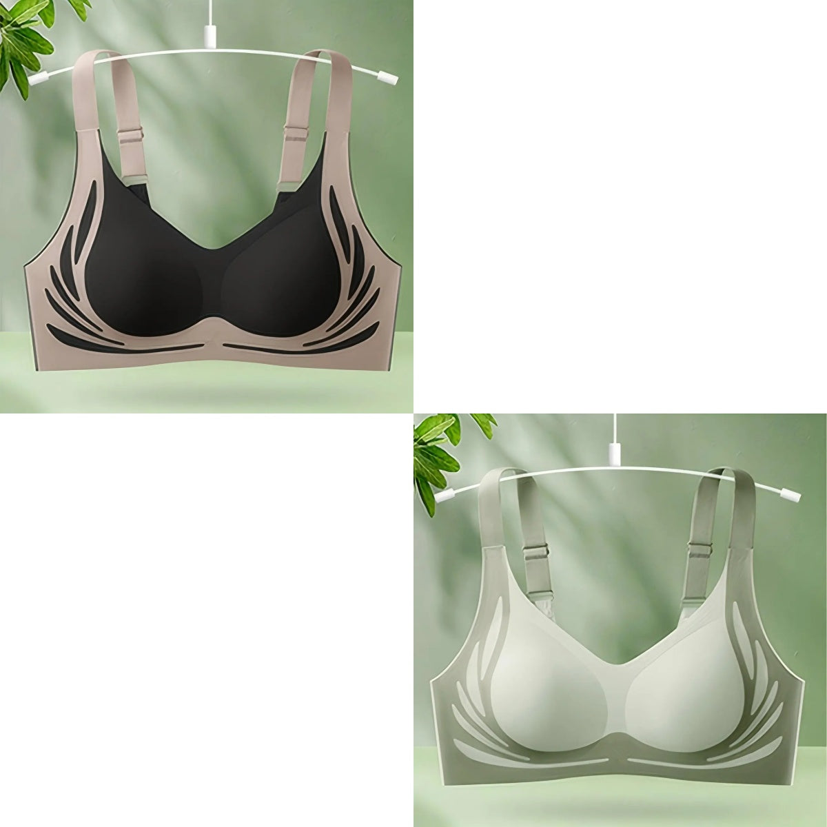 🥰 49% reducere【Pachet de 2】Sutien fără fir dintr-o singură bucată pentru femei❤️【40-85 kg】