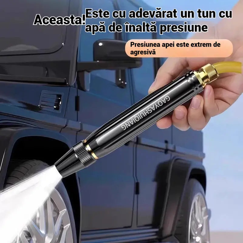 🔥【50%OFF】🔥💦Duză pentru pistol cu apă de înaltă presiune, spălare, udare flori, udare legume, duză furtun de rapel