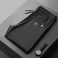 🔥【40-115kg】🔥Pantaloni noi de mătase elastică din gheață pentru primăvară și vară 2026-Plătiți online și economisiți 30lei