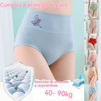 💖Ultima zi 50% reducere - Bumbac pur de înaltă talie mare de bumbac plus dimensiunea de ridicare a șoldului chiloți de ridicare[40-100KG]