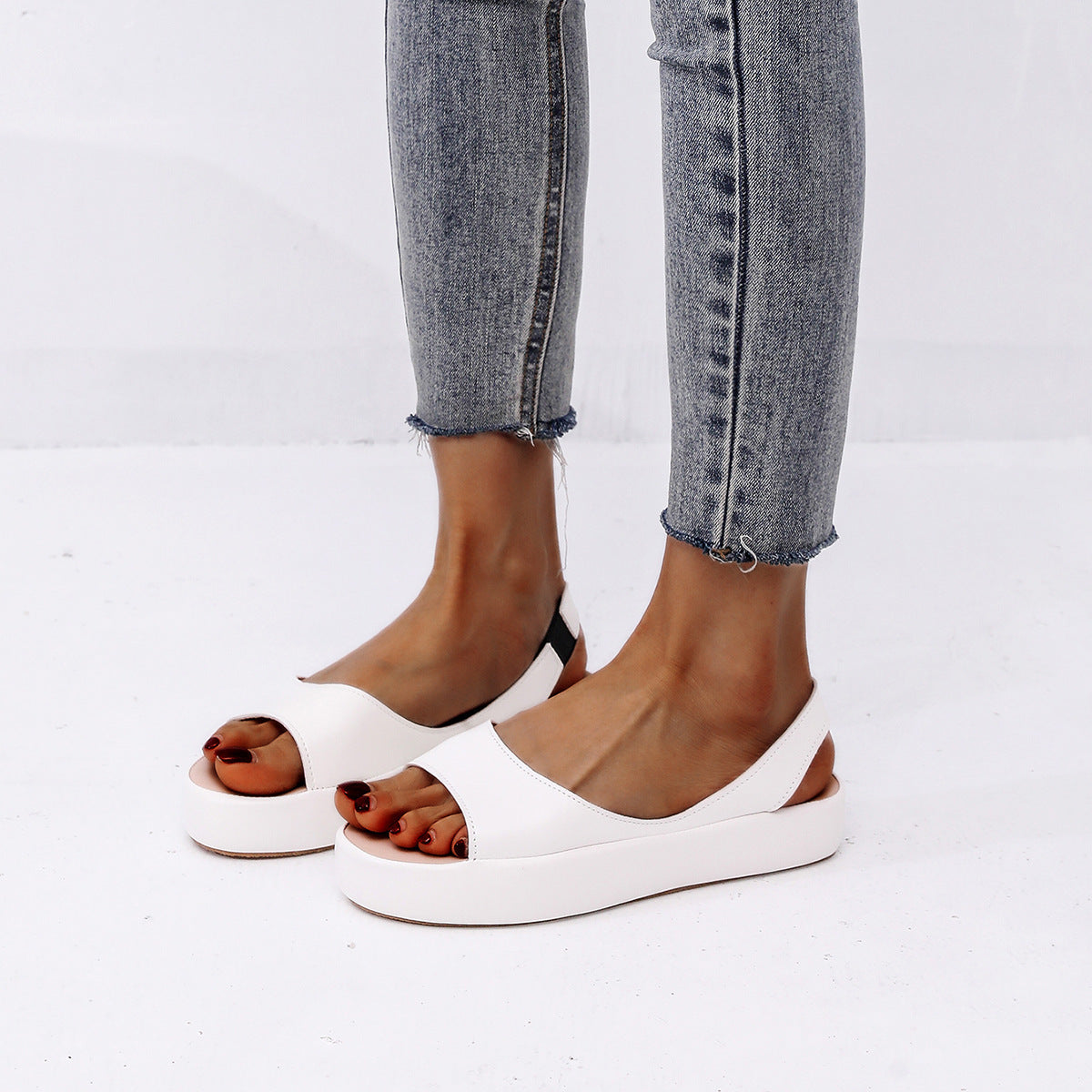 🔥【50% REDUCERE】🔥【35-43】 Sandale ortopedice confortabile pentru femei pe platformă