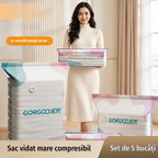 🧳 ✈️ Sac de compresie pentru haine fără pompă – economisește spațiu în bagaj și acasă🔥