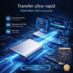 ⚡【32TB】💾 SSD (Unitate Stare Solidă) Ultra-Subțire de Nouă Generație | Capacitate Mare și Viteză Ridicată | Stocare Portabilă 🚀