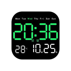 🕰️🛏️Ceas digital cu dublă utilizare pentru casă/birou – trezire delicată, spune adio alarmelor enervante / luminozitate reglabilă / funcționare silențioasă pe timp de noapte / afișaj temperatură🌙