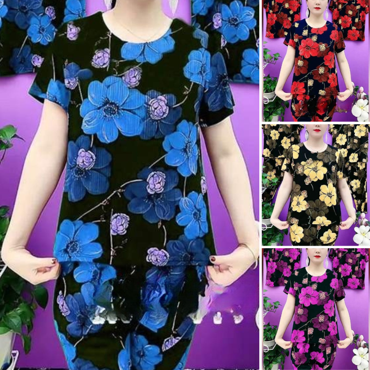 【30%OFF】🔥Cumpărați 1 obțineți 1 gratuit🔥【Top + Pantaloni】【S-4XL】😍Costum subțire din două piese, elegant, casual, din mătase glacială