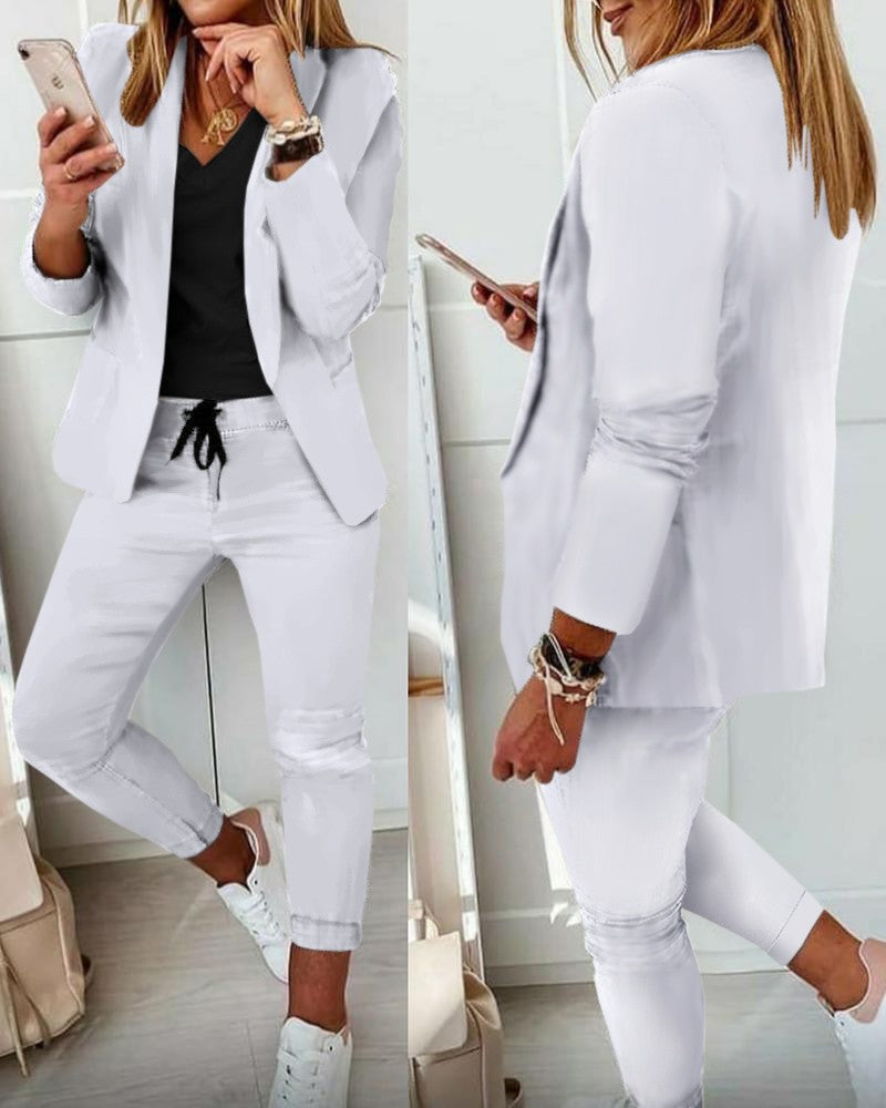 【Reducere limitată 50%】【S-3XL】Costum elegant casual pentru femei