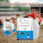 🔥【Primești 10 pachete】 🦟❤️Insecticid puternic – omoară țânțari, muște, purici, lăcuste și gândaci! 1 plic la 500 ml de apă.