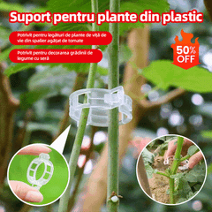 💦🌈【200buc】🌱Agrafe fixe din plastic pentru plante