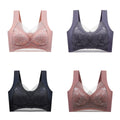 🔥【Cumpără 2 primești 2 gratis】Vânzare fierbinte👙【40-110 KG】 Sutien confortabil, fără cusături, din dantelă
