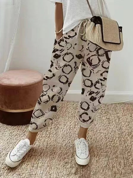 🎉Pantaloni casual de damă din bumbac și in, multicolor opțional（S-3XL）