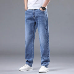 👖💙Blugi casual moderni, model nou – subțiri, cu elasticitate ridicată, confortabili și respirabili