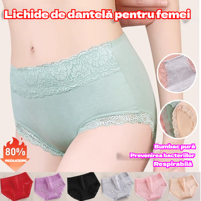 🔥👙Chiloți fără cusături de damă cu talie mijlocie din bumbac respirabil