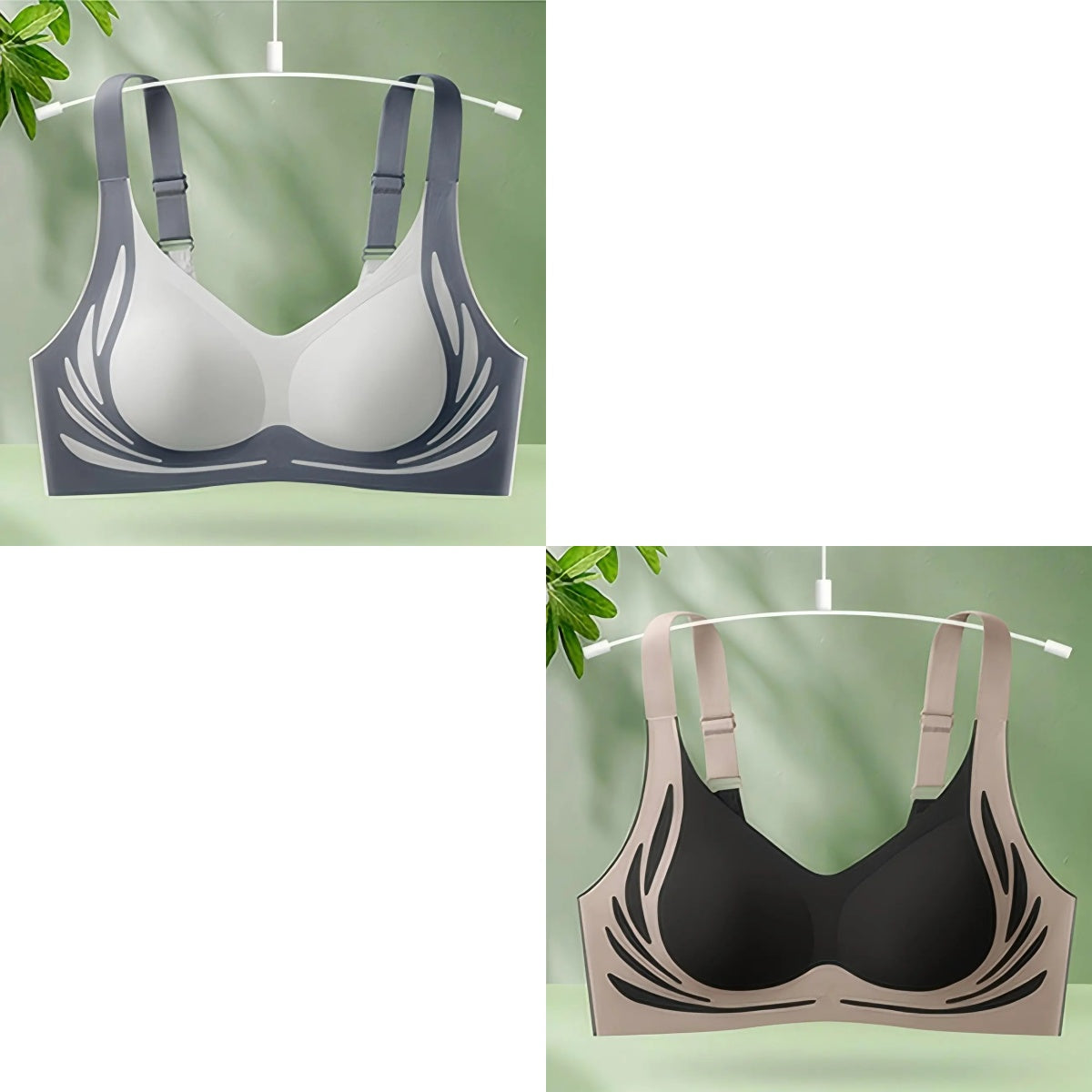 🥰 49% reducere【Pachet de 2】Sutien fără fir dintr-o singură bucată pentru femei❤️【40-85 kg】