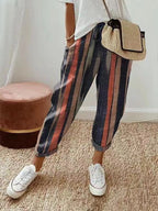 🎉Pantaloni casual de damă din bumbac și in, multicolor opțional（S-3XL）