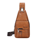 🎒 Geantă de umăr din piele naturală impermeabilă, în stil retro: un articol indispensabil pentru deplasările zilnice.
