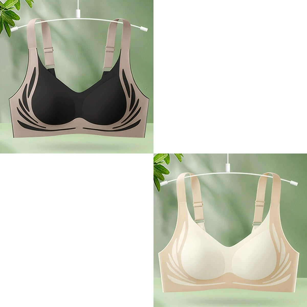 🥰 49% reducere【Pachet de 2】Sutien fără fir dintr-o singură bucată pentru femei❤️【40-85 kg】