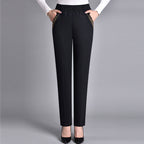 🔥【XL-5XL】Blugi de damă subțiri, casual, drepți, elastici
