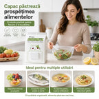 Set Huse Elastice Alimentare Proaspete cu Dozator Suspendabil – Protecții Reutilizabile/De Unică Folosință pentru Boluri și Farfurii (Pachet Mare 300 Bucăți) 🥑✨
