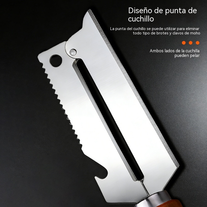 【Cumpără 1, Primești 1 GRATIS】 🔪 Curățător de bucătărie multifuncțional 3în1: curăță, feliază și deschide dopurile sticlelor!
