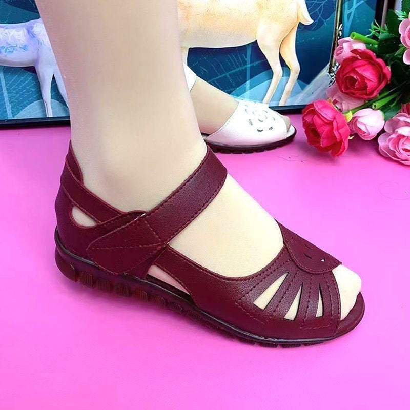 🔥【35-41】Sandale confortabile de damă din piele naturală cu talpă moale