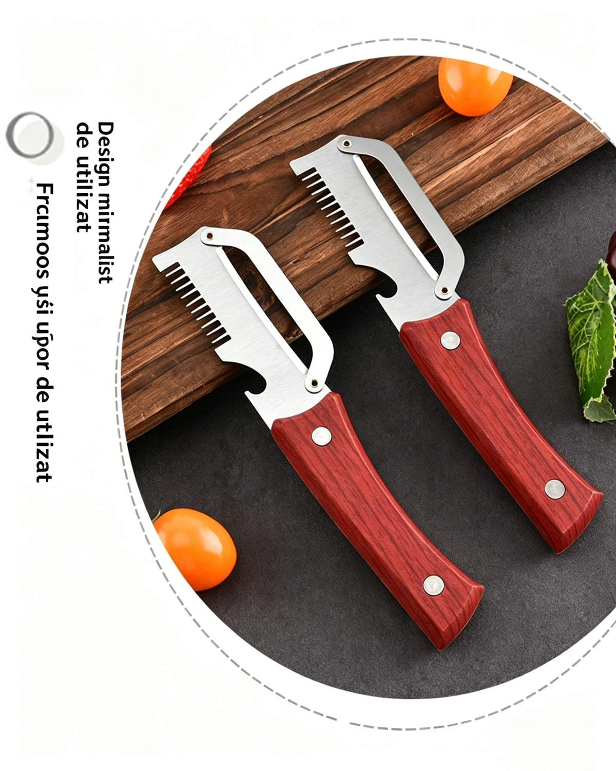 ✅ 【Cumpără 1 și primești 1 gratuit 】(2 produse)  🧅🔪 Curățător de bucătărie multifuncțional 3 în 1: curăță, feliază și deschide sticle! 🔥