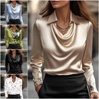 🔥✨【S-3XL】Egyszerű női ing mintával és lehajtható gallérral