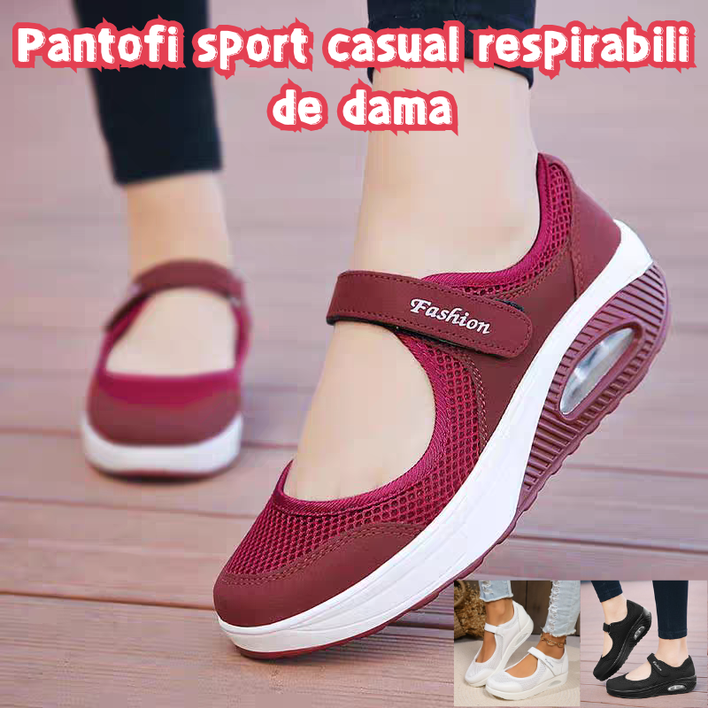 🔥💝【Reducere de primăvară 50%】👟【35-43】 2026 Noi pantofi confortabili cu plasă de aer cu perne de aer