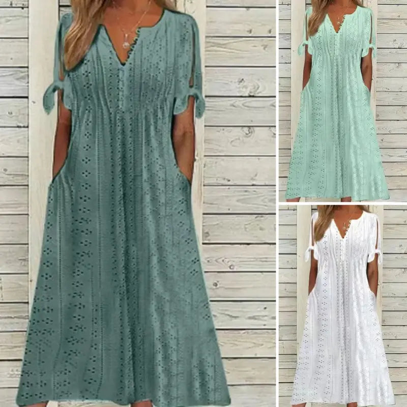 💥💥👗【Reducere de 40% + Plată la livrare】😍【S–5XL】Rochie nouă, simplă și frumoasă, de culoare solidă 2026, lejeră și casual