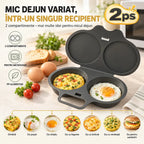 🍳 Formă pentru ouă la abur/prăjite, de calitate alimentară, pentru cuptorul cu microunde [Cumpără una și primești una gratis – primești 2 bucăți] | Un mic dejun sănătos și fără ulei, gata în câteva minute 🥪