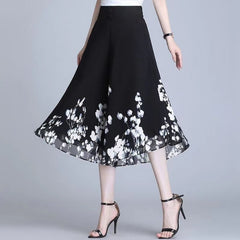 💃🔥2026 pantaloni pantaloni de vară noi de damă, din șifon subțire, tăiați casual, cu talie înaltă (40kg-90kg)