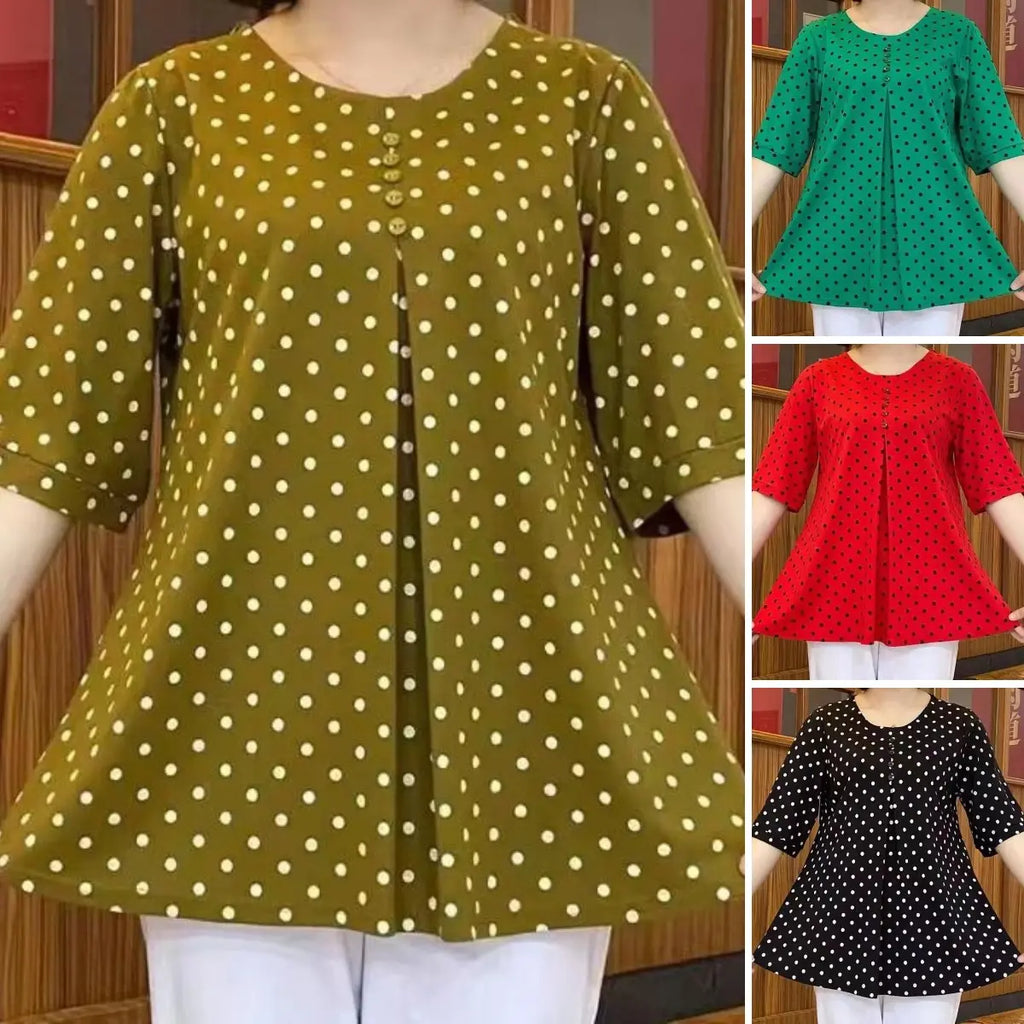 ✨【Vegyél 1-et, kapj 1-et】💞[L-5XL] 2026-os új őszi pöttyös ing