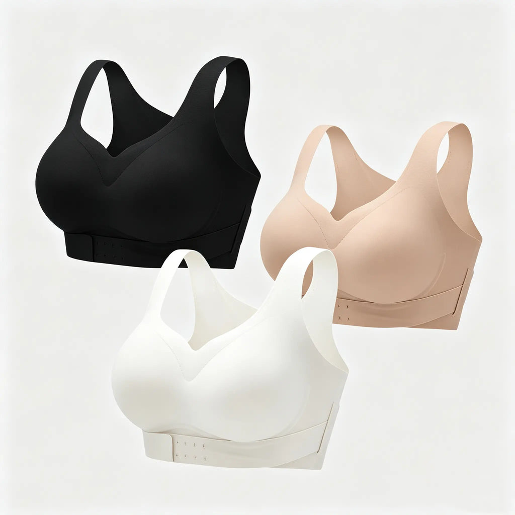 【✨Cumpără 1 și primești 2 gratis — pachet de 3 bucăți】Sutien modelator pentru femei, ajută la corectarea liniei spatelui 💋