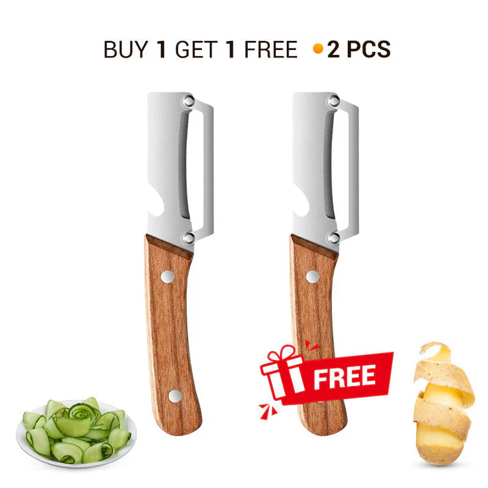 【Cumpără 1, Primești 1 GRATIS】 🔪🔪 Curățător de bucătărie multifuncțional 3în1: curăță, feliază și deschide dopurile sticlelor!🔪