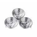 Formă din Oțel Inoxidabil pentru Ouă Ochiuri și Poșate – Set 3 Cavități cu Formă de Inimă / Cerc, Ideală pentru Micul Dejun, Budinci și Tarte 🍳🍳🍳