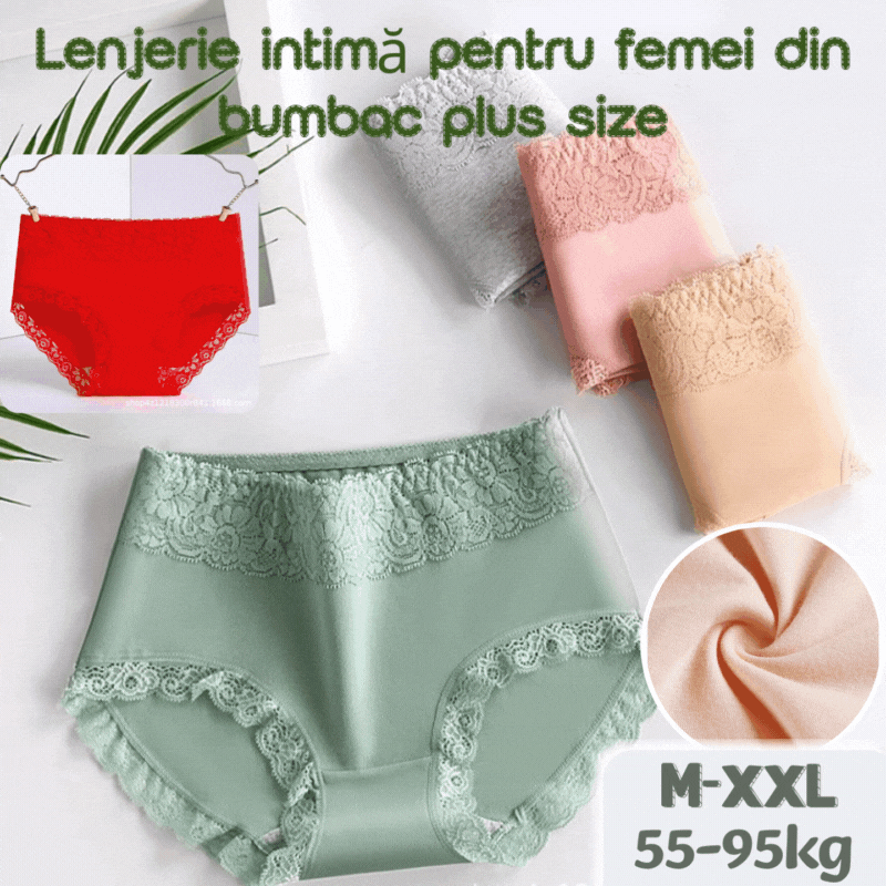 🔥👙Chiloți fără cusături de damă cu talie mijlocie din bumbac respirabil