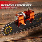 1 Ascuțitor electric pentru lant de drujbă, în total 3 capete de șlefuire diamantate de 4-5-6MM,1 mâner